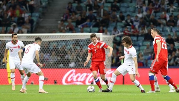 مباراة روسيا ضد تركيا