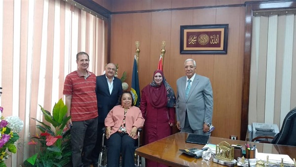 هبة هجرس ومحافظ الدقهلية