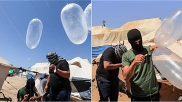 بالونات غزة الحارقة