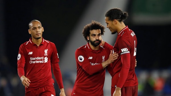 محمد صلاح خلال مواجهة