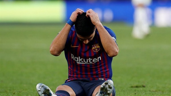 نجم البرشا لويس سواريز