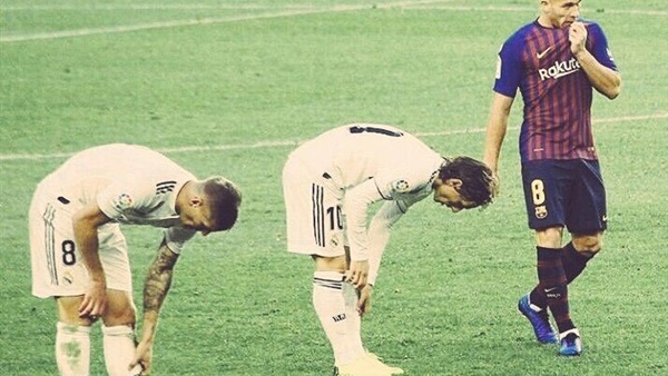 لقاء برشلونة وريال