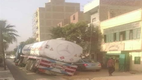 انقلاب سيارة نقل
