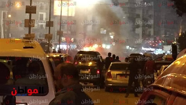 حريق سيارة في مدينة