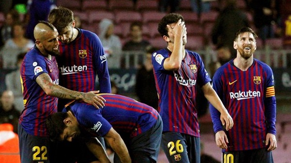 لاعبو برشلونة