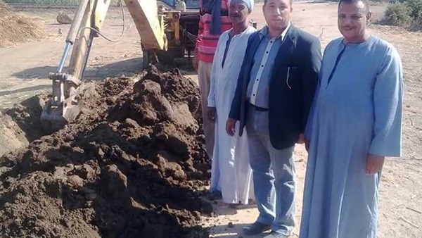 توصيل خط مياه-سوهاج