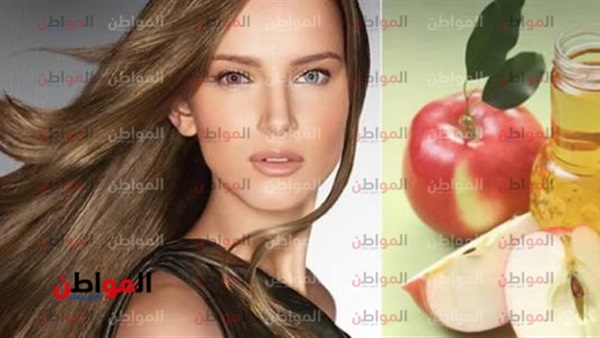 خل التفاح وفرد الشعر