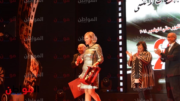 تكريم شيرين رضا بالمهرجان