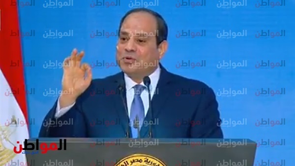 السيسي مهنئًا المصريين