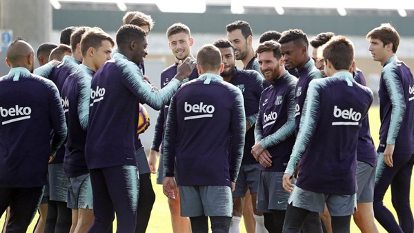 تدريبات برشلونة