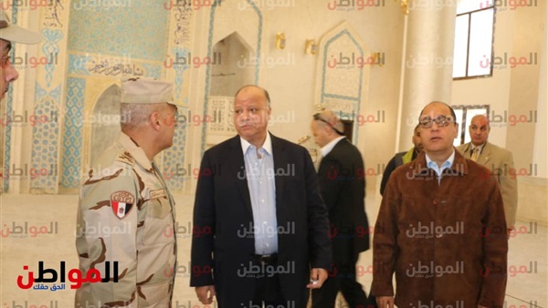 محافظ القاهرة أثناء