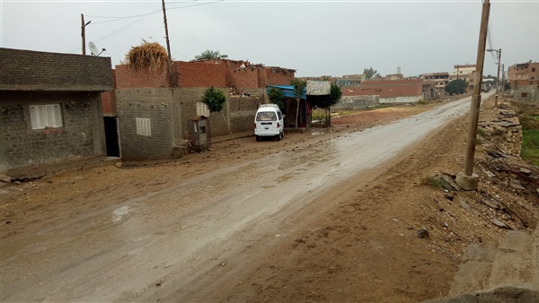 سقوط الأمطار بالفيوم
