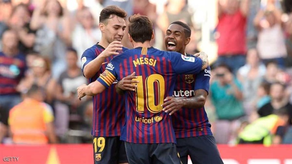 لاعبي برشلونه