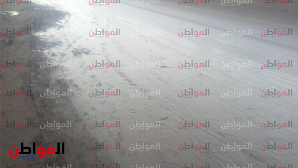 الأمطار تغرق طريق