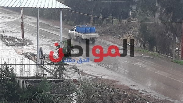 سقوط أمطار بكفر الشيخ