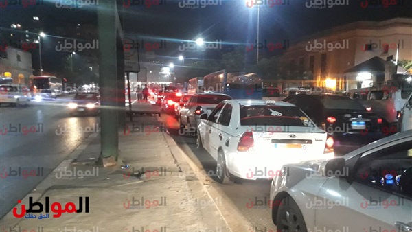 جلطة مرورية بشارع