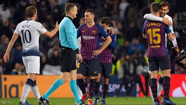 برشلونة وتوتنهام