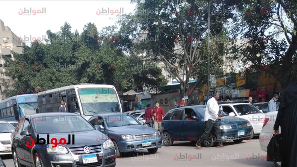 كثافة مرورية بوسط