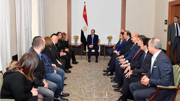 الرئيس السيسي مع