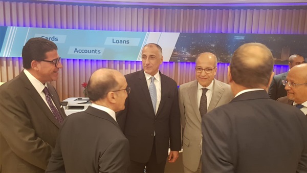 طارق عامر خلال الافتتاح