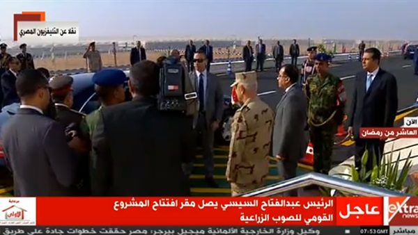 الرئيس السيسى وافتتاح