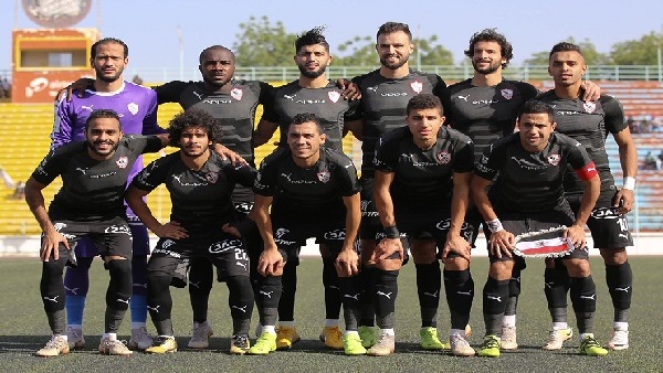 الزمالك بالقميص الأسود