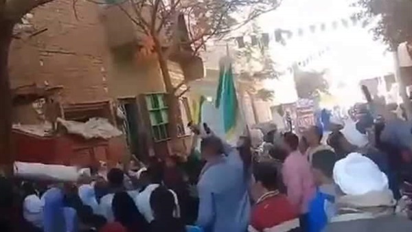 استخراج جثة أحد الأهالي