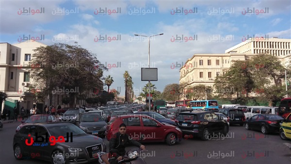 زحام مروري في شوارع