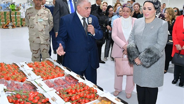انتصار السيسي تتفقد