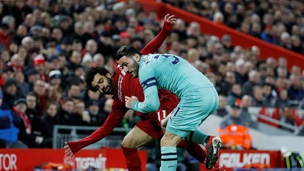 محمد صلاح أمام أرسنال
