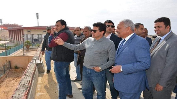 وزير الرياضة ومحافظ