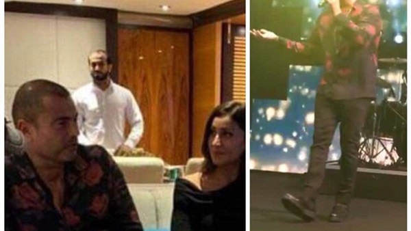 عمرو دياب ودينا الشربيني