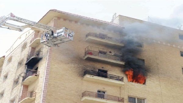 حريق داخل شقة