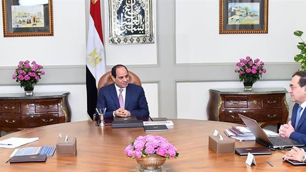 السيسي ووزير البترول