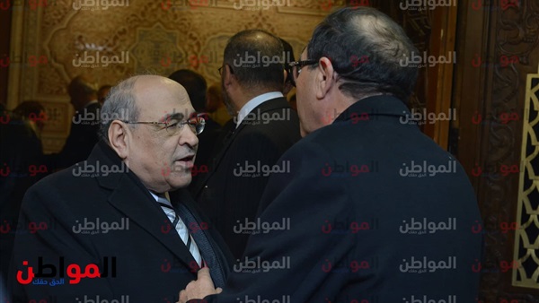 مصطفى الفقي يصل عزاء