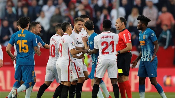 أتلتيكو مدريد وإشبيلية