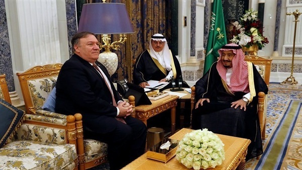 الملك سلمان وبومبيو