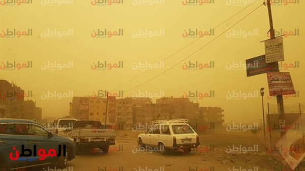 عاصفة ترابية بصفط