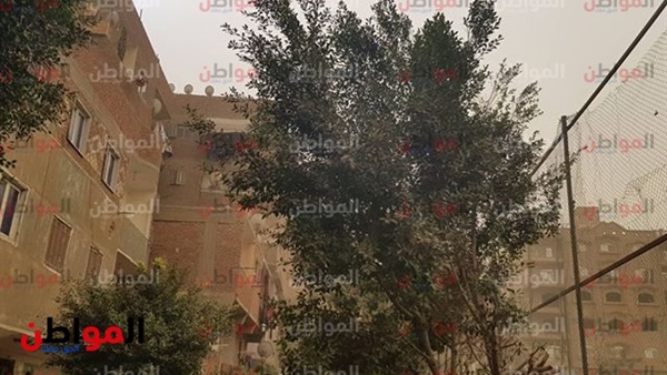 عاصفة ترابية بالقناطر