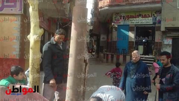 كسر عمود كهرباء