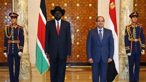 سلفا كير يغادر مصر