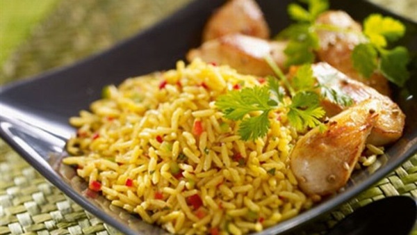 طريقة عمل أرز بالزعفران