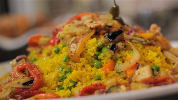 طريقة عمل أرز بالزعفران