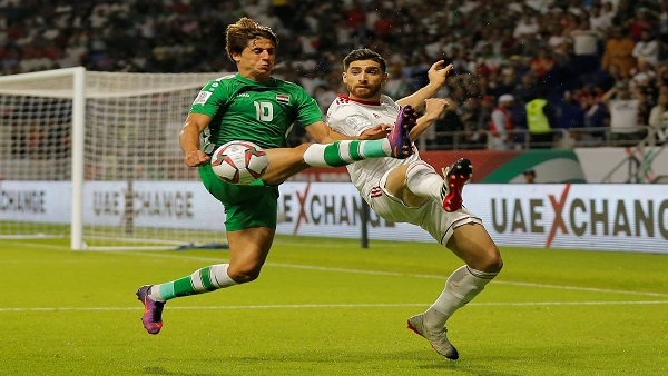 العراق وقطر في كأس