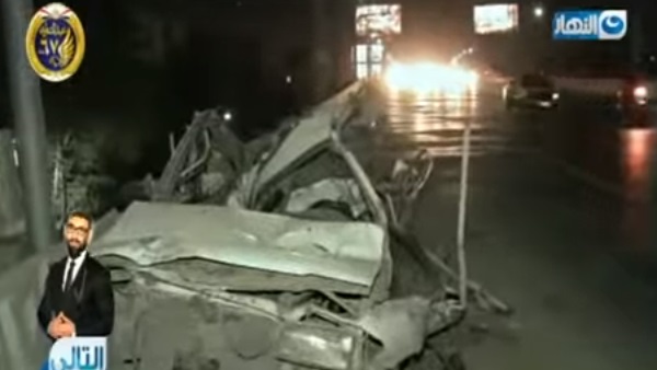 حادث اصطدام سيارتين