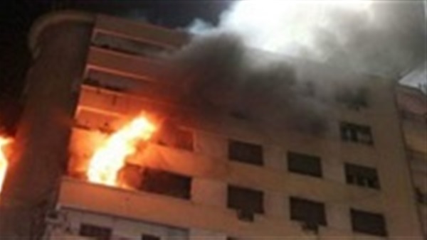 حريق بشقة سكنية بدار