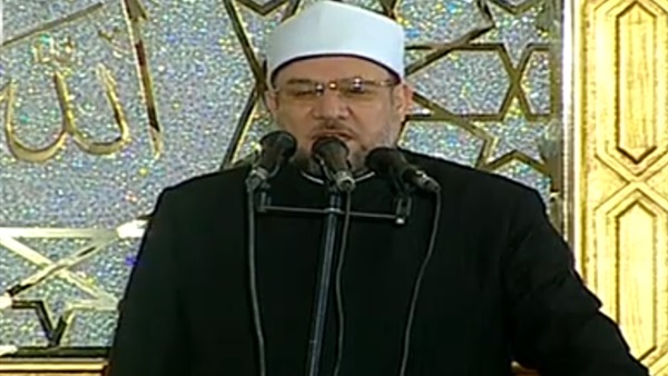 مختار جمعة فى مسجد