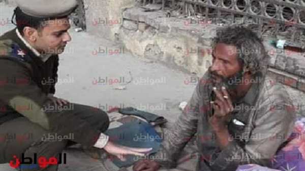 مشرد في الشارع