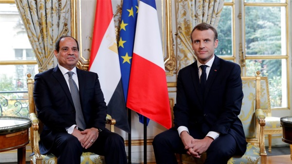 ماكرون والسيسي