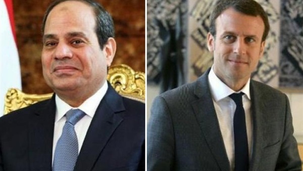 ماكرون والسيسي